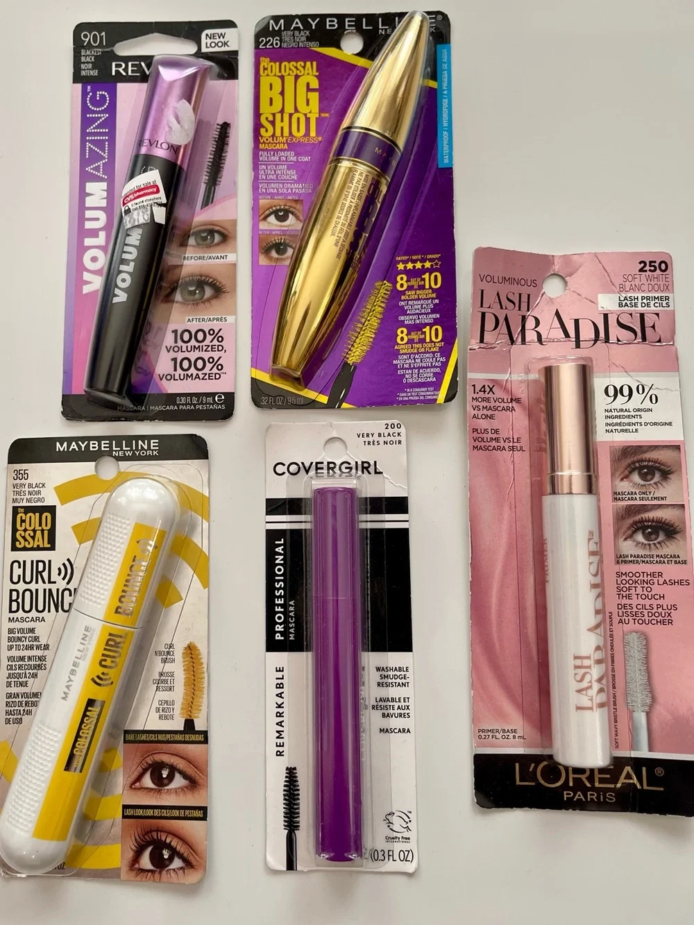 Set‎ of 5 Brand New Mascara lot